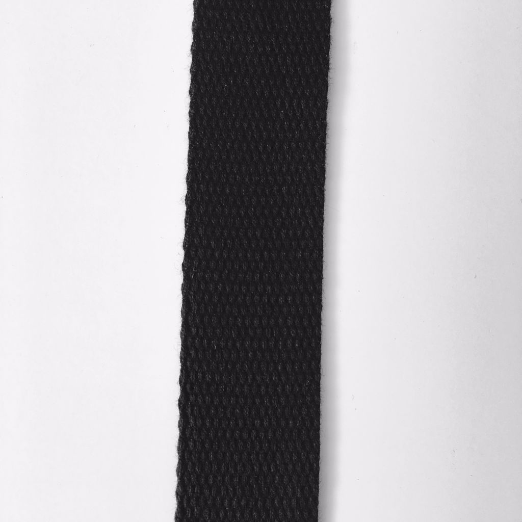 BW Gurtband schwarz 25 mm
